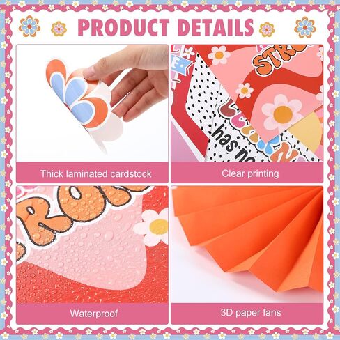 Pajean 62 Pcs Coffee Classroom Bulletin Board Decorations with 3D Paper Fans Inspirational Posters Cutouts Motivational Positive Growth Mindset Bulletin Board Set for School Classroom Home Decorations in Saudi Arabia