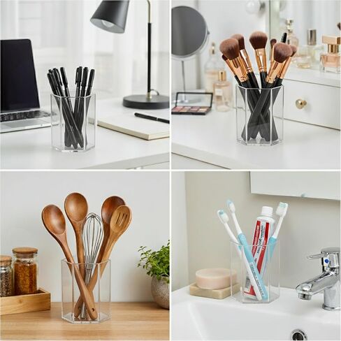 حامل بطاقة القلم ورجال الأعمال للمكتب | Black Mesh Desk Organizer Pencil Holder | حامل القلم المكتبي البسيط والمنظم المكتبي الأسود للمكتب للمكتب | الجدول أعلى منظم ثابتة in Kuwait