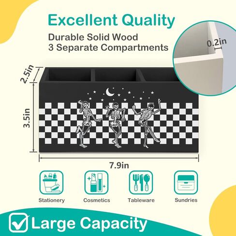 حامل القلم الأسود السوداء للمكتب المنزلي ، هدايا عاشق القطط ، سحر القمر الزهري الأزهار السوداء للقطط الفرش in Kuwait