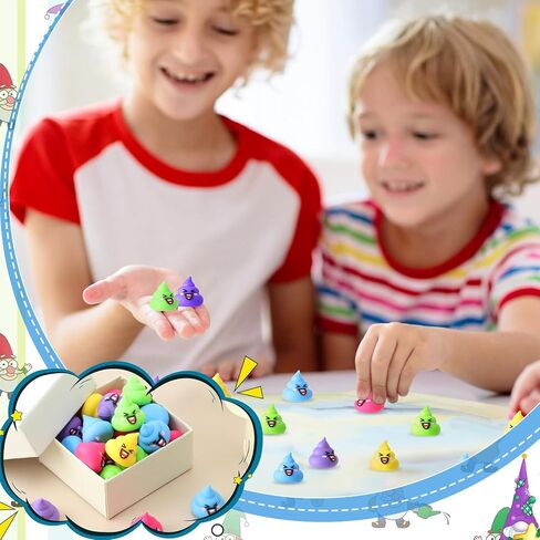 30 PCS تمثال صغير تمثال صغير التعبير البراز ، تمثال صغير ، شخصيات براز صغيرة ، أنبوب كلاسيكي لحقيبة الهدايا وحشو البيض في عيد الهالوين مخبأ واطلب من الدعائم الحفلات مواد مواد (بنية) in Saudi Arabia