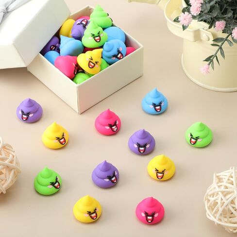 30 PCS تمثال صغير تمثال صغير التعبير البراز ، تمثال صغير ، شخصيات براز صغيرة ، أنبوب كلاسيكي لحقيبة الهدايا وحشو البيض في عيد الهالوين مخبأ واطلب من الدعائم الحفلات مواد مواد (بنية) in Saudi Arabia