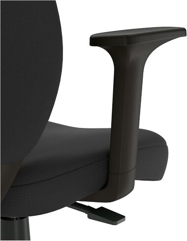 STAPLES Essentials Fabric Drafting Stool with Backrest and Footrest, Black (UN59388) in Saudi Arabia