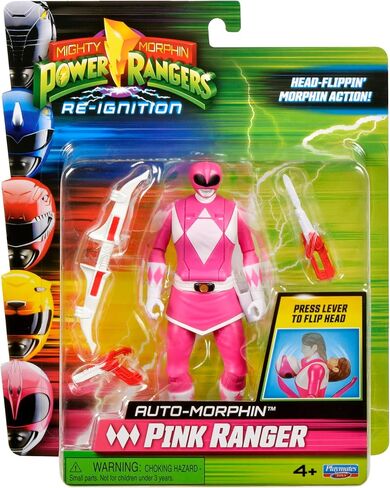 Mighty Morphin Power Rangers: Re-Ignition - Auto-Morphin Pink Ranger Action Figure by Playmates Toys in Saudi Arabia