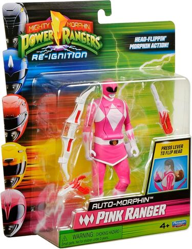 Mighty Morphin Power Rangers: Re-Ignition - Auto-Morphin Pink Ranger Action Figure by Playmates Toys in Saudi Arabia