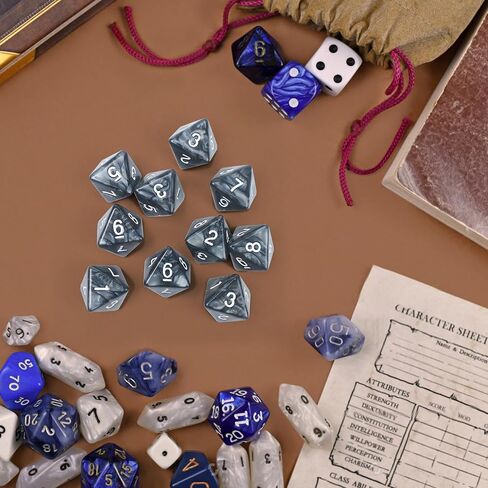 100pcs 8 swide dice d8 polyhedral triangle dice set for board games classroom activity party table gaming fun dnd dundern in Saudi Arabia