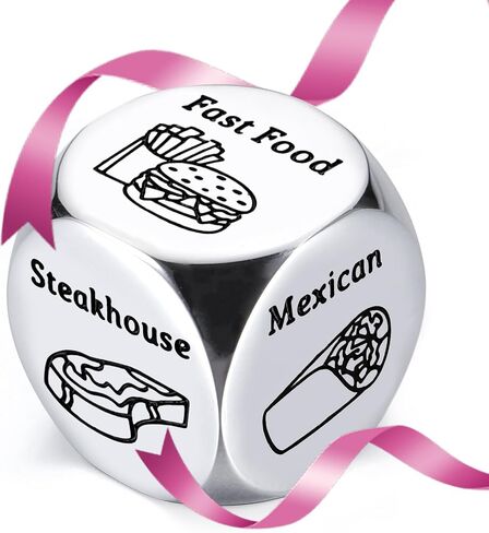 Boo Basket Stuffers, Funny for Him Her Boyfriend Girlfriend, Boo Gift, Date Night Food Decision Dice Anniversary Wedding Stocking Stuffers Gifts for Men Women, Fall Basket Stuffers in Saudi Arabia