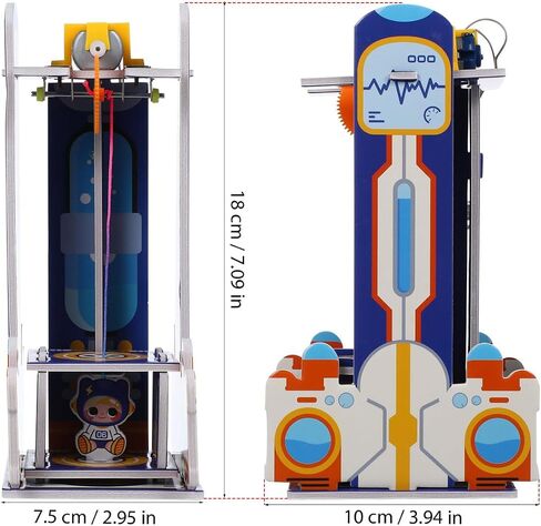تجربة مخطط الأطفال STEM Project Project Experience تطوير ألغاز المصعد ثلاثي الأبعاد Toy DIY لمدة 5+ in Kuwait