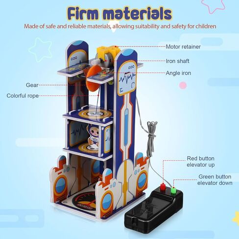 تجربة مخطط الأطفال STEM Project Project Experience تطوير ألغاز المصعد ثلاثي الأبعاد Toy DIY لمدة 5+ in Kuwait