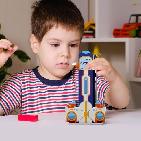 تجربة مخطط الأطفال STEM Project Project Experience تطوير ألغاز المصعد ثلاثي الأبعاد Toy DIY لمدة 5+ in Kuwait