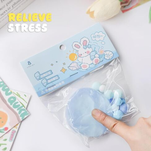 Taba Squishy Toys, Squeeze Toys Cat Paw Cute Kawaii ,Sticky Squishy Fidget Toys Silicone Squeeze Toy for Stress Relief,Cute Soft Toys,Best Gift for Anniversary (Star) in Kuwait