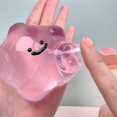 Taba Squishy Toys, Squeeze Toys Cat Paw Cute Kawaii ,Sticky Squishy Fidget Toys Silicone Squeeze Toy for Stress Relief,Cute Soft Toys,Best Gift for Anniversary (Star) in Kuwait