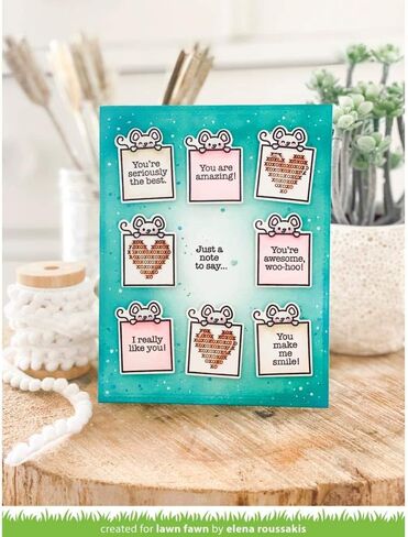 Lawn Fawn Clear Stamps - قصائد الحب (LF2167) in Saudi Arabia