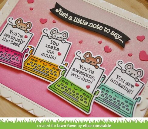 Lawn Fawn Clear Stamps - قصائد الحب (LF2167) in Saudi Arabia