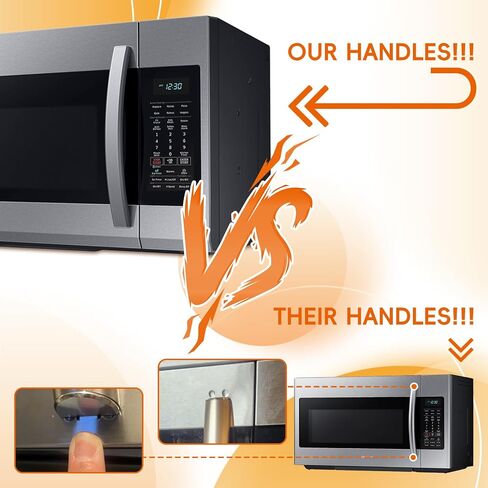 DE94-04313F Microwave Door Handle, Compitable with samsung ME16A4021AS Microwave in Saudi Arabia