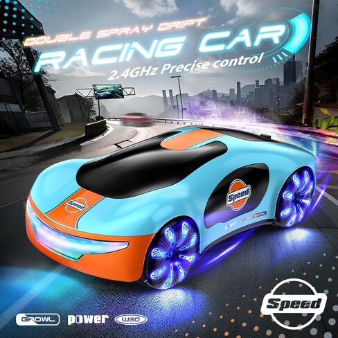الإيماءات استشعار RC STUNT ، لعبة التحكم عن بُعد مع بطاريتين قابلتين للشحن ، وحدات تحكم لفتة يدوية ، وأضواء ورذاذ ، والهدايا للبنين والبنات in Saudi Arabia