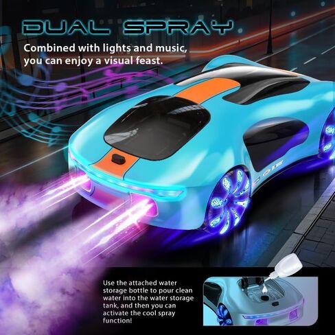 الإيماءات استشعار RC STUNT ، لعبة التحكم عن بُعد مع بطاريتين قابلتين للشحن ، وحدات تحكم لفتة يدوية ، وأضواء ورذاذ ، والهدايا للبنين والبنات in Saudi Arabia