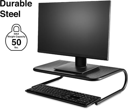 Staples Garge Monitor Riser ، لما يصل إلى 46 بوصة شاشة ، أسود ، 2/حزمة (ST20136-CCVS) in Saudi Arabia