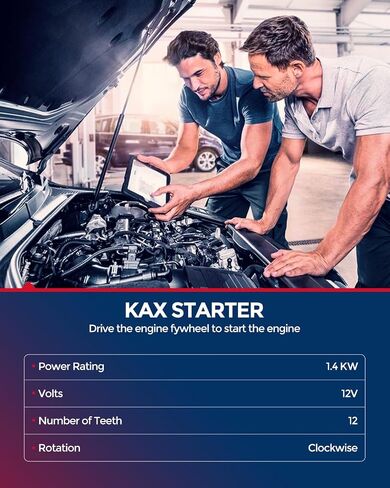 KAX Starter,Automotive Starters Replacement Compatible with 1999-2004 Wrangler, 1999-2002 Grand Cherokee 4.0L, 1999-2001 Cherokee,Starter Replace 17749 in Saudi Arabia
