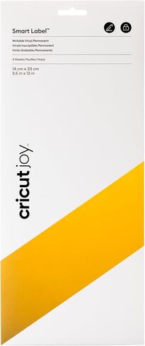 Cricut Smart Finyl (5.5 بوصة × 13 بوصة ، ذهبية) لآلة الفرح - قطع لا تضاهى للأشكال التي تصل إلى 4 أقدام ، وتخفيضات متكررة تصل إلى 20 قدمًا in Saudi Arabia
