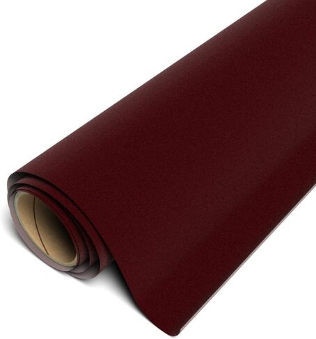 Siser StripFlock Pro HTV - 12 inch by 10ft Roll - Textured Heat Transfer Vinyl (Burgundy) in Saudi Arabia