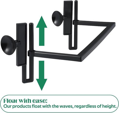 Floating Plant Corral for Aquarium, Floating Plant Fence for Aquarium Accessories, Fish Tank Plants Fence Adjustable Height with Water Level, Suitable for All Floatings Plants and Aquariums, Square in Saudi Arabia