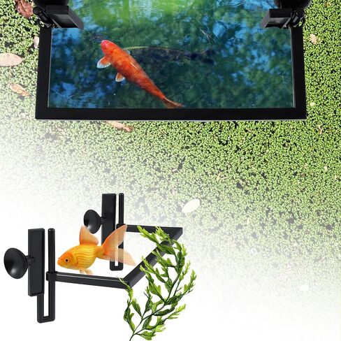 Floating Plant Corral for Aquarium, Floating Plant Fence for Aquarium Accessories, Fish Tank Plants Fence Adjustable Height with Water Level, Suitable for All Floatings Plants and Aquariums, Square in Saudi Arabia