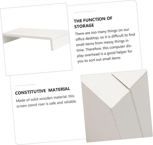 ARTIBETTER Accessory Monitor Storage Rack for Elevated Rack White Shelve Heightening in Saudi Arabia