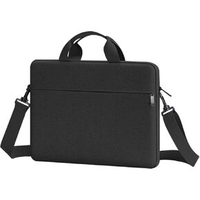 حقيبة كمبيوتر محمول كمبيوتر رسول كتف كتف محمول قضية للمرأة رجل ، محمول كمحوزية محفوظات حقيبة حقيبة الأعمال التجارية للأعمال (أسود) in Kuwait