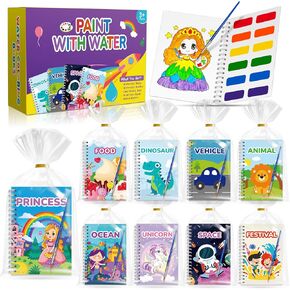 Water Coloring Books for Kids Party Favors,18 Bulk Mini Coloring Books for Kids Ages 4-8, 9 Styles 200+ Pages Small Birthday Goodie Bag Stuffers Classroom Prizes Crafts Return Gift in Saudi Arabia