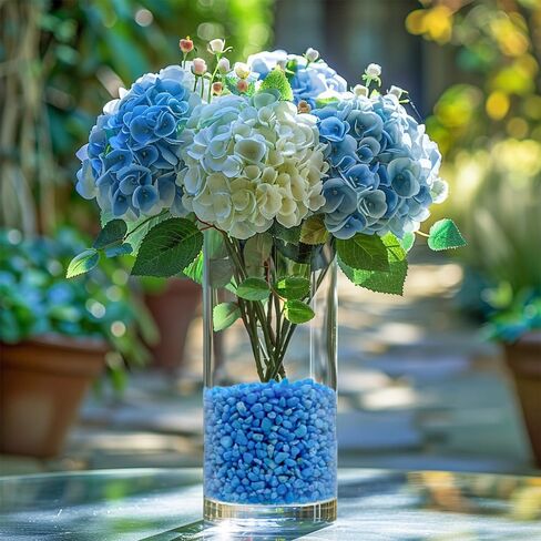 Blue Succulent and Cacus Gravels,Fairy Garden Mini Rocks,0.88 LB,3-5mm in Saudi Arabia