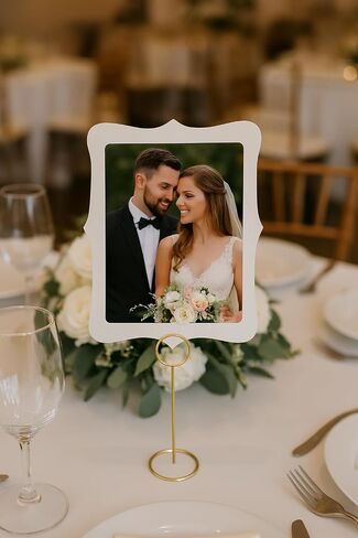 4.75" X 6.75" Flat Card with Scalloped Eges - Thick 110lb Cover Paper - 50 Sheets - Blank Table Number Card, Photo Backing, Baby & Wedding Shower Game Piece in Saudi Arabia