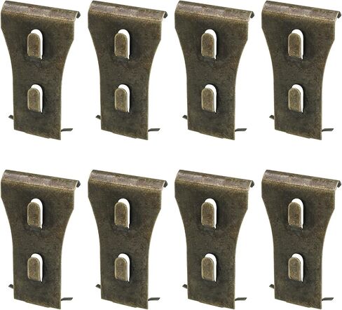 Biaungdo 8 PCS مقاطع جدار من الطوب ، مقاطع ربط من الطوب الصلب ، شماعات جدار من الطوب المعدنية الشديدة التعليق في الهواء الطلق ، خارج ديكور المنزل لمدة 2-1/4 إلى 2-3/8 بوصات (برونزية حمراء) in Saudi Arabia
