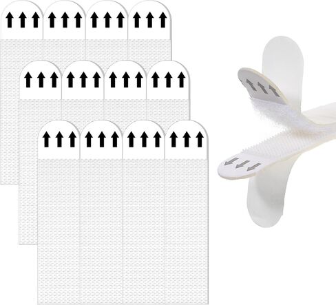 Heavy Duty Adhesive Picture Hanging Strips, 12 Pairs (24 Strips) Wall Hanging Strips Damage Free Wall Hangers Hooks Kit for Frames Walls Picture Hangers Without Nails in Saudi Arabia