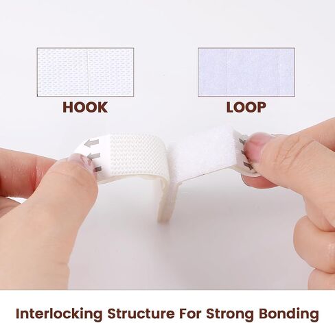Heavy Duty Adhesive Picture Hanging Strips, 12 Pairs (24 Strips) Wall Hanging Strips Damage Free Wall Hangers Hooks Kit for Frames Walls Picture Hangers Without Nails in Saudi Arabia