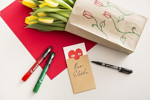 Pilot Twin Marker Pen - Permanent 2-in1 Markers - Fine & Extra Fine Dual Tips - 76% Recycled Begreen Range (Black, 3 Pack) in Saudi Arabia
