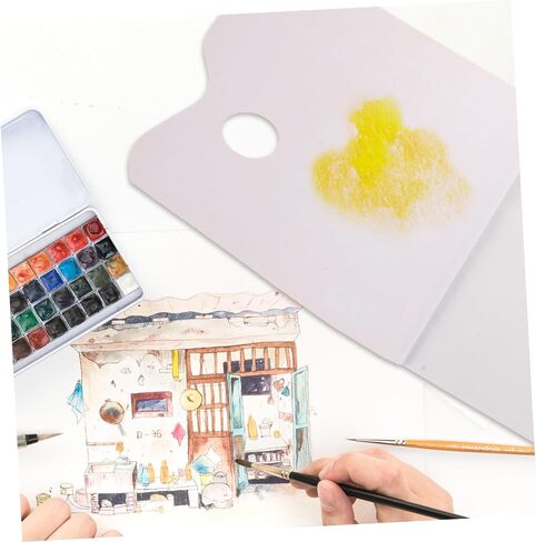 Uonlytech Paper Watercolor Palette Tray Multi-Functional Mixing for Artists Durable Paint Palette for Acrylic and Gouache for Painting and Nail Art in Saudi Arabia
