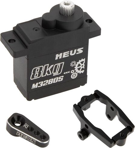 MEUS Racing Cored TRX4M Steering Servo with Mount and Servo Horn for TRX4M 1/18 RC Crawler Upgrades Parts, ONLY for Stock Frame(M3280S) in Saudi Arabia