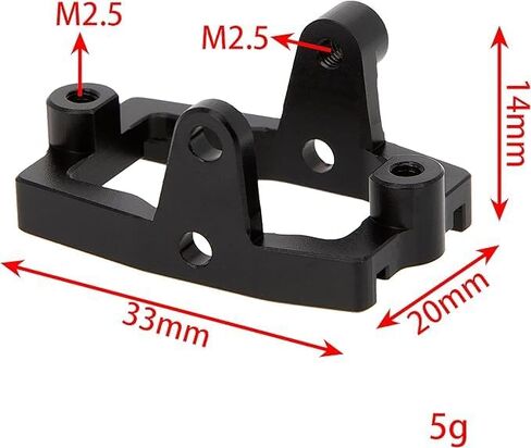 MEUS Racing Cored TRX4M Steering Servo with Mount and Servo Horn for TRX4M 1/18 RC Crawler Upgrades Parts, ONLY for Stock Frame(M3280S) in Saudi Arabia