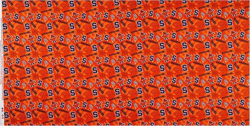 NCAA Syracuse اللون البرتقالي على القطن النغمة ، النسيج من الفناء in Saudi Arabia