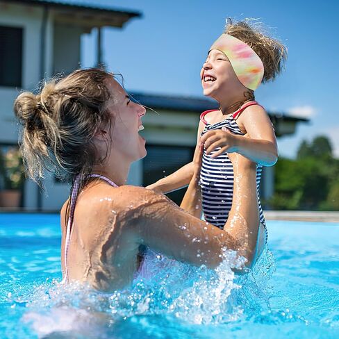 عصابة رأس للسباحة من HeySplash، سدادات أذن للسباحة، سدادات أذن للسباح، سدادات أذن للأطفال، واقي أذن مرن من النيوبرين وواقي للشعر للأطفال والصغار، يحافظ على الماء خارجًا ويمسك سدادات الأذن بالداخل in Kuwait