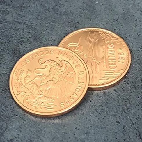 SUMAG 1 pc Magnetic Mexican 20 Centavo Coin Magic Tricks Super Strong 2.86 cm Copper Magic Accessory Close-up Illusions Prop Gimmick Mental in Saudi Arabia