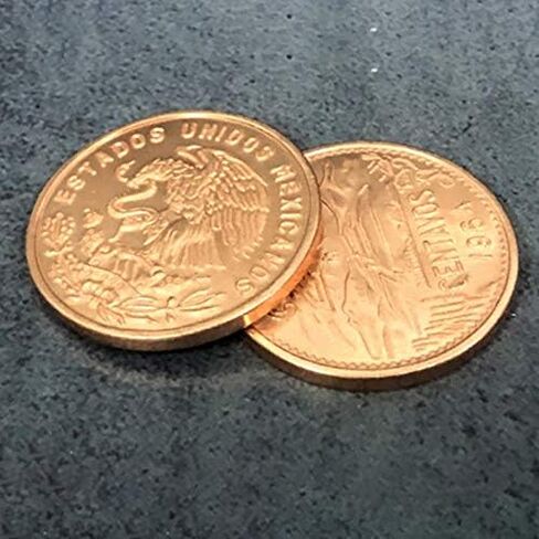 SUMAG 1 pc Magnetic Mexican 20 Centavo Coin Magic Tricks Super Strong 2.86 cm Copper Magic Accessory Close-up Illusions Prop Gimmick Mental in Saudi Arabia