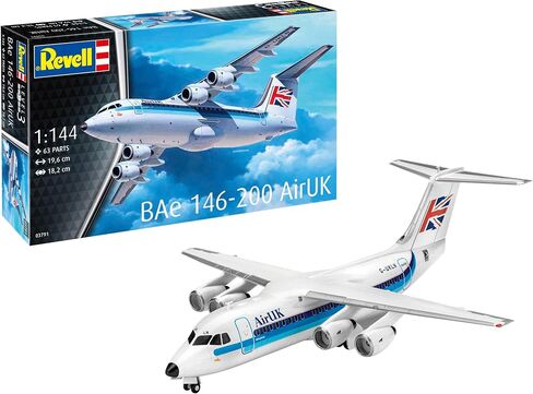Revell 03791 BAe 146 (RJ85) Aircraft 1:144 Scale Unbuilt/Unpainted Plastic Model Kit in Saudi Arabia