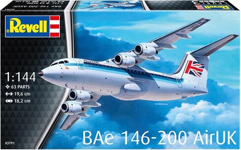 Revell 03791 BAe 146 (RJ85) Aircraft 1:144 Scale Unbuilt/Unpainted Plastic Model Kit in Saudi Arabia