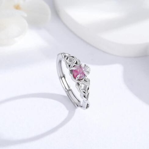 Butterfly Rings for Women 925 Sterling Silver Adjustable Open Butterfly Ring Cross Flower Ring Butterfly Jewelry Gifts for Teen Girls Butterfly Lover Birthday Graduation in Kuwait