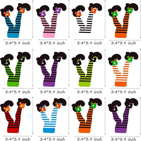 Halloween Cupcake Toppers 48PCS Witch Boot Paper Cupcake Decorations Witch Feet Shoes Legs Cupcake Picks Halloween Party Cake Decorations for Baby Shower Birthday Party Supplies in Saudi Arabia