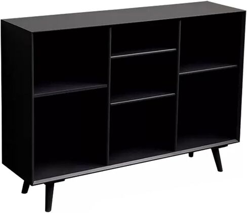 Bookcase Bookcase Living Room Display Cabinet Floor-Standing Bookshelf Picture Book Rack Multi-Functional Storage Rack Simple and Modern Modern(Walnut) in Saudi Arabia