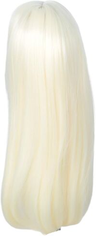 Just 1pc Wig fit for 8-9 inch Head Dolls Short Straight 1/3 BJD Wigs MSD DOD Pullip Dollfie Hair (Short Carrot Orange) in Kuwait