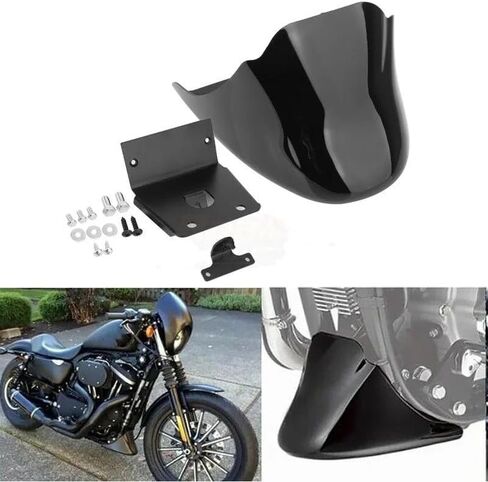Spoiler Cover Fit for Sportster for 1200 XL for Iron 883 Motorcycle Front Bottom Spoiler Mudguard Air Dam Chin Fairing in Saudi Arabia