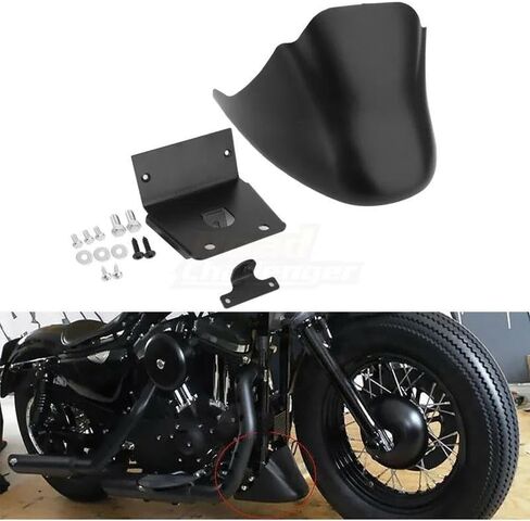 Spoiler Cover Fit for Sportster for 1200 XL for Iron 883 Motorcycle Front Bottom Spoiler Mudguard Air Dam Chin Fairing in Saudi Arabia